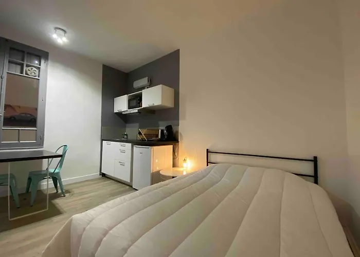 V1 Lumineux Plein Centre - 5 Min Golfech דירה