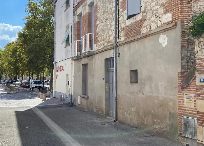 V1 Lumineux Plein Centre - 5 Min Golfech דירה *